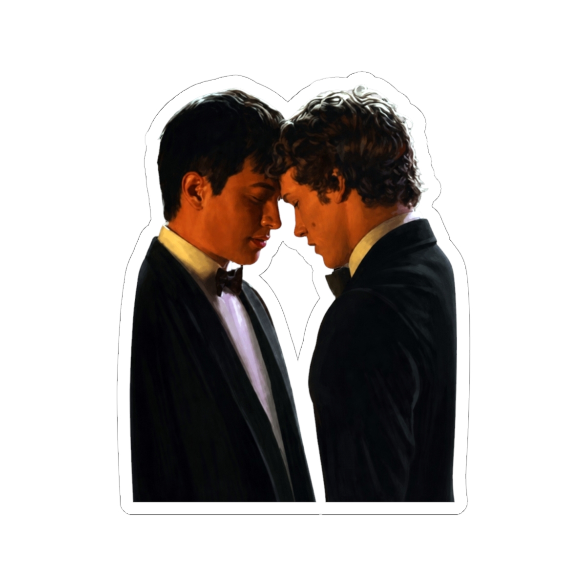 Heated Rivalry Sticker - alternate angle 1, merchandise