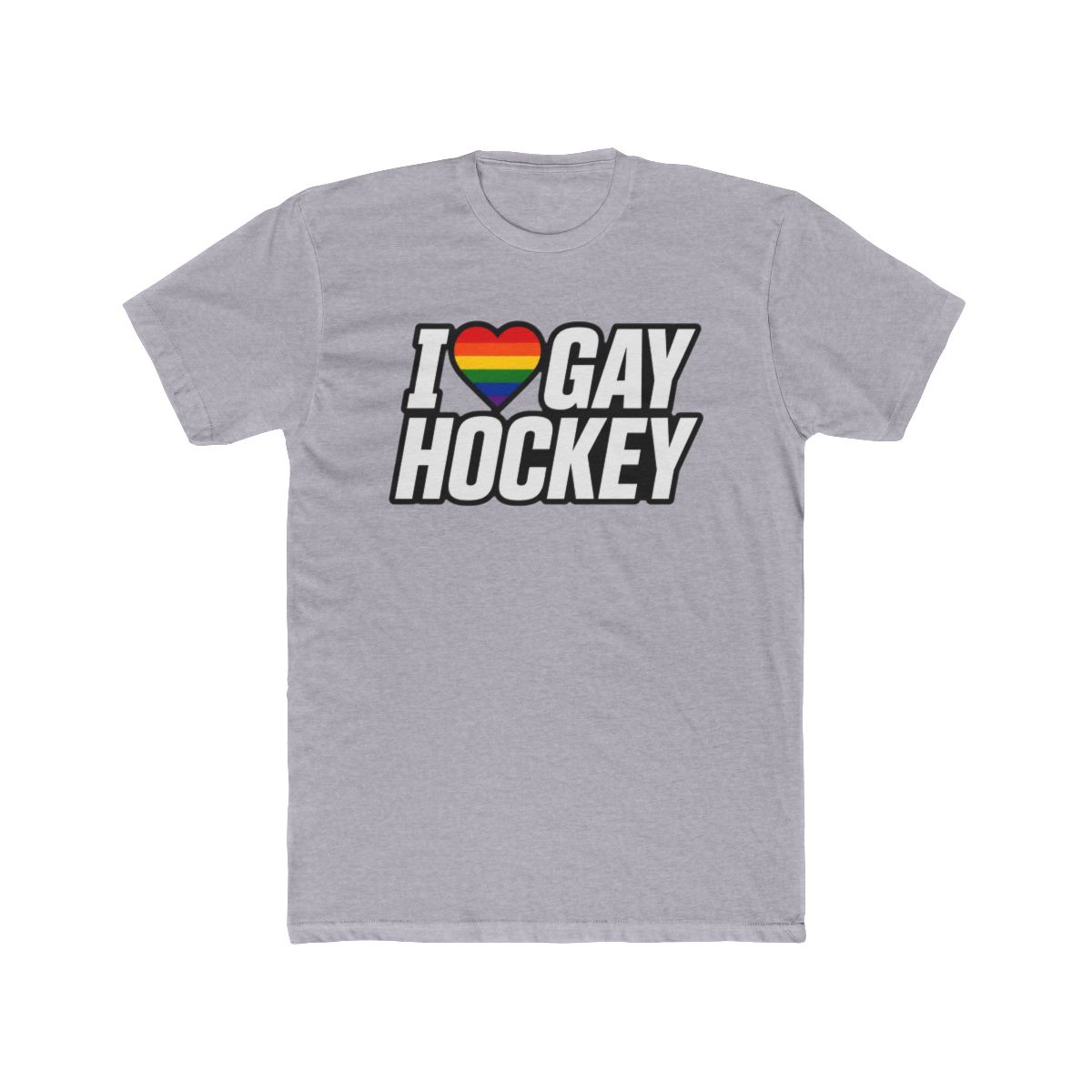 I HEART GAY HOCKEY - heated rivalry Classic T Shirt - alternate angle 3, merchandise