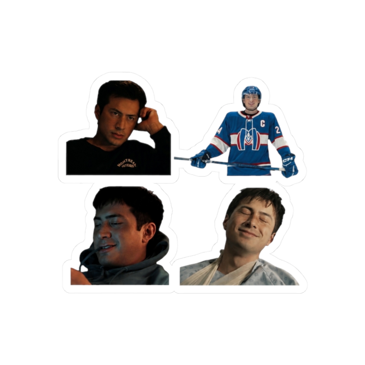 Chaotic Shane Hollander Sticker Pack | Heated Rivalry - alternate angle 3, merchandise