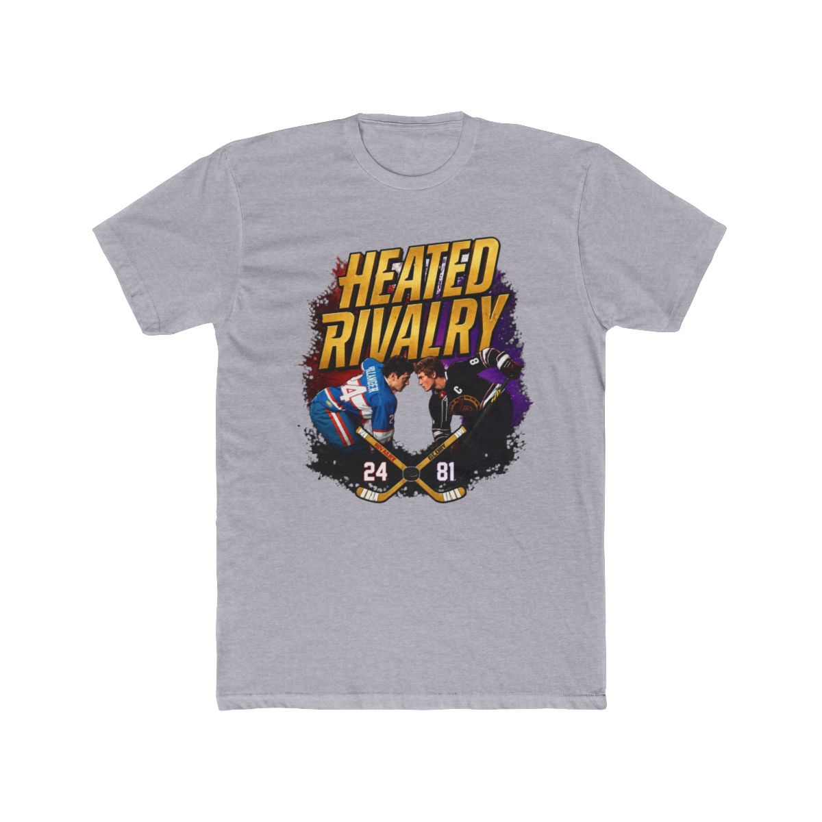 Ilya Rozanov and Shane Hollander - Heated Rivalry, Hollanov Heated, Hudson Williams Connor Storrie T Shirt - alternate angle 5, merchandise
