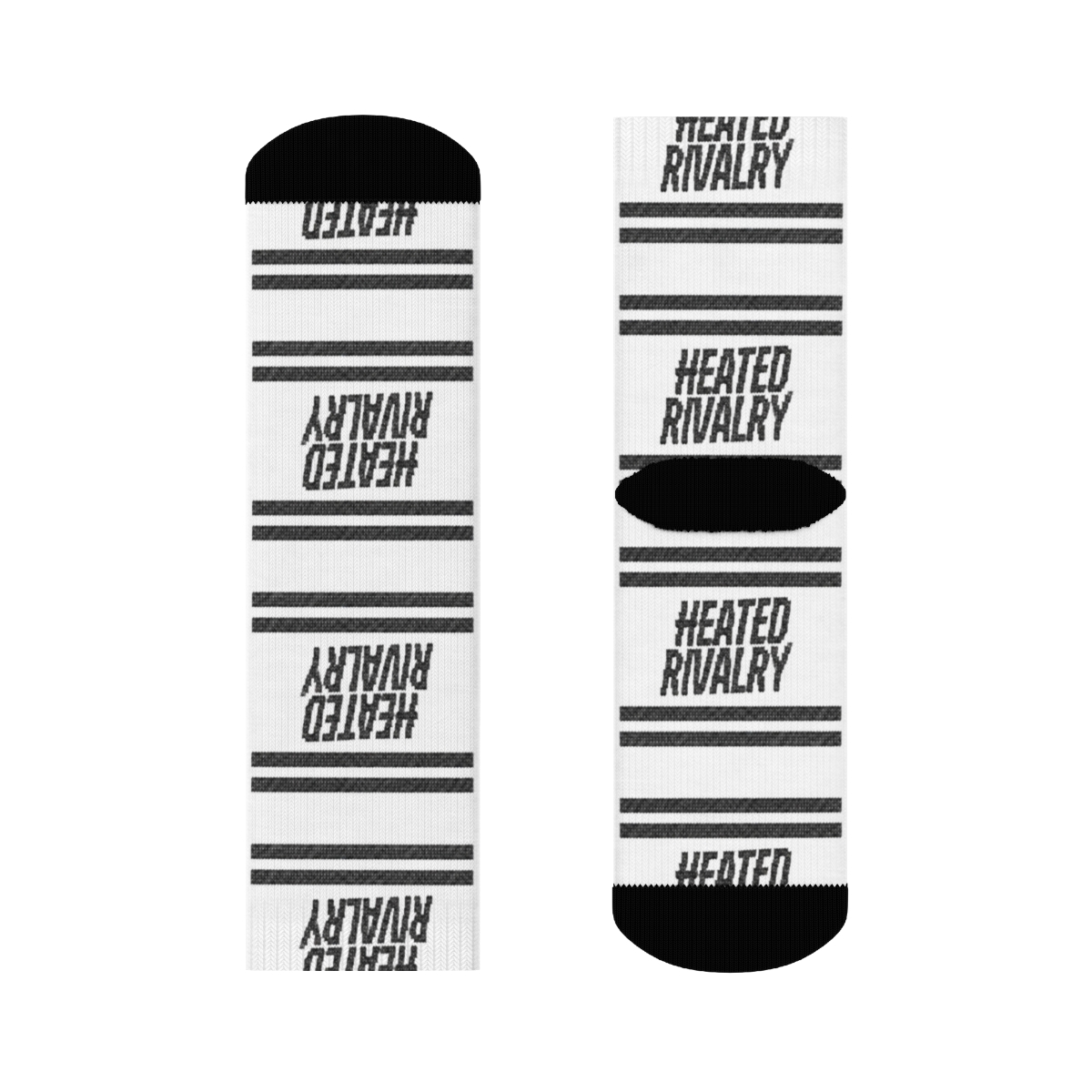 Heated Rivalry Logo Socks